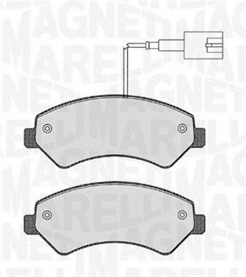 MAGNETI MARELLI 刹车片 363916060190