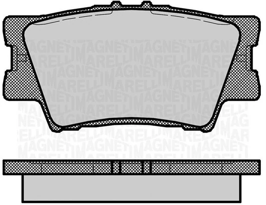MAGNETI MARELLI Brake Pad Set, disc brake 363916060633