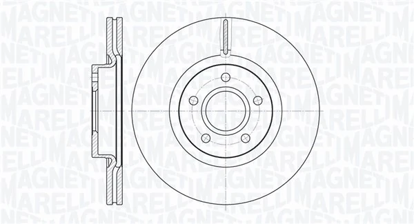 MAGNETI MARELLI Bremsscheibe 361302040134