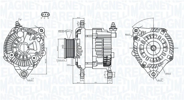 MAGNETI MARELLI Alternatör 063731946010