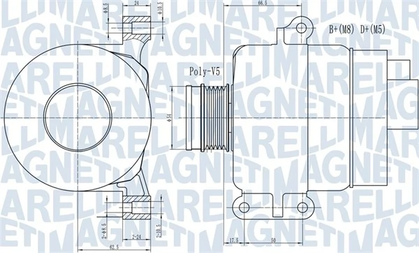 MAGNETI MARELLI Alternatör 063731969010