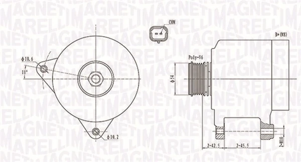 MAGNETI MARELLI 발전기 063731914010