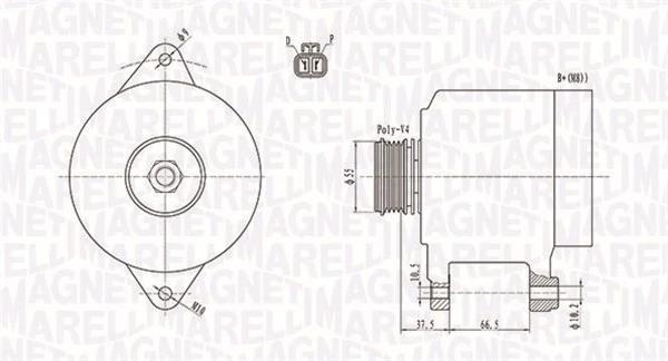 MAGNETI MARELLI 发电机 063731283010
